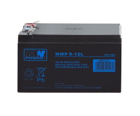 MWPower akku MWP 12V 9Ah F2 (250) AGM, 12 vuotta hinta ja tiedot | MW Power Kodin remontointi | hobbyhall.fi