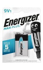 Akku ENERGIZER MAX PLUS 9V 6LR61 1TK Alkali hinta ja tiedot | Paristot | hobbyhall.fi