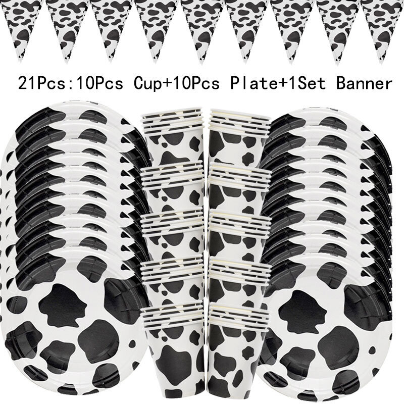 Syntymäpäiväaiheiset lehmät Eläimet Juhlasisustus Henkilökohtainen pöytäsarja Lautasetti Lautasliinat Juhlatarvikkeita Vauvan suihkutarvikkeet hinta ja tiedot | Hauskat juhlapelit ja -tuotteet | hobbyhall.fi