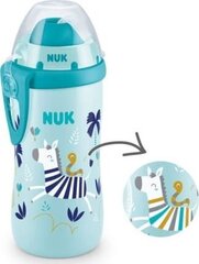 NUK Flexi Cup juomapullo, turkoosi, 12+ kk, 300 ml hinta ja tiedot | Tuttipullot ja tarvikkeet | hobbyhall.fi