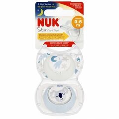 Tutti NUK Star Day&Night 10730692, 0-6 kk, 2 kpl hinta ja tiedot | Tutit | hobbyhall.fi