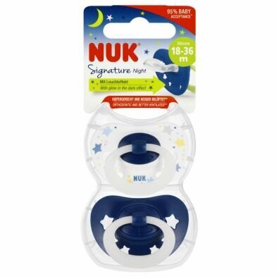 Tutti NUK Signature Night 10177166, 18-36 kk, 2 kpl hinta ja tiedot | Tutit | hobbyhall.fi