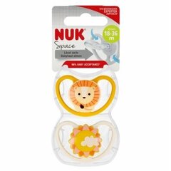 Tutti NUK Space Lion 10177210, 18-36 kk, 2 kpl hinta ja tiedot | Tutit | hobbyhall.fi