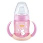 Pullo NUK First Choice Learner Bottle, vaaleanpunainen, 6-18 kk, 150 ml hinta ja tiedot | Tuttipullot ja tarvikkeet | hobbyhall.fi