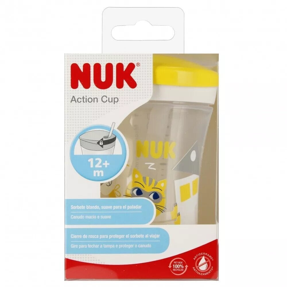 Nuk muki, 12+ kk, 230 ml hinta ja tiedot | Tuttipullot ja tarvikkeet | hobbyhall.fi