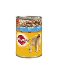 Pedigree Junior koiranruoka, kanalla, 400 g x 12 kpl hinta ja tiedot | Koiran märkäruoka | hobbyhall.fi