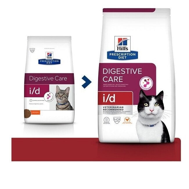 Hill's Prescription Diet Feline i/d Digestive Care kanan kanssa, 1,5 kg hinta ja tiedot | Kissan kuivaruoka | hobbyhall.fi