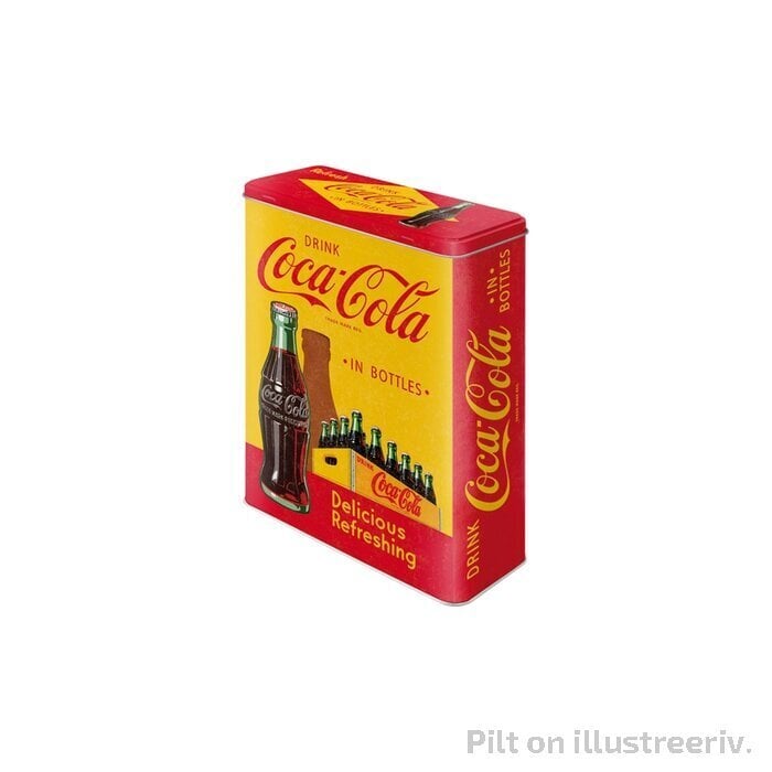 Säilytyspurkki, XL, 3D Coca-Cola in bottles hinta ja tiedot | Elintarvikkeiden säilytysastiat | hobbyhall.fi