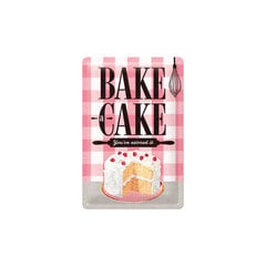 Kilpi 20x30cm, Bake a cake hinta ja tiedot | Sisustustuotteet | hobbyhall.fi