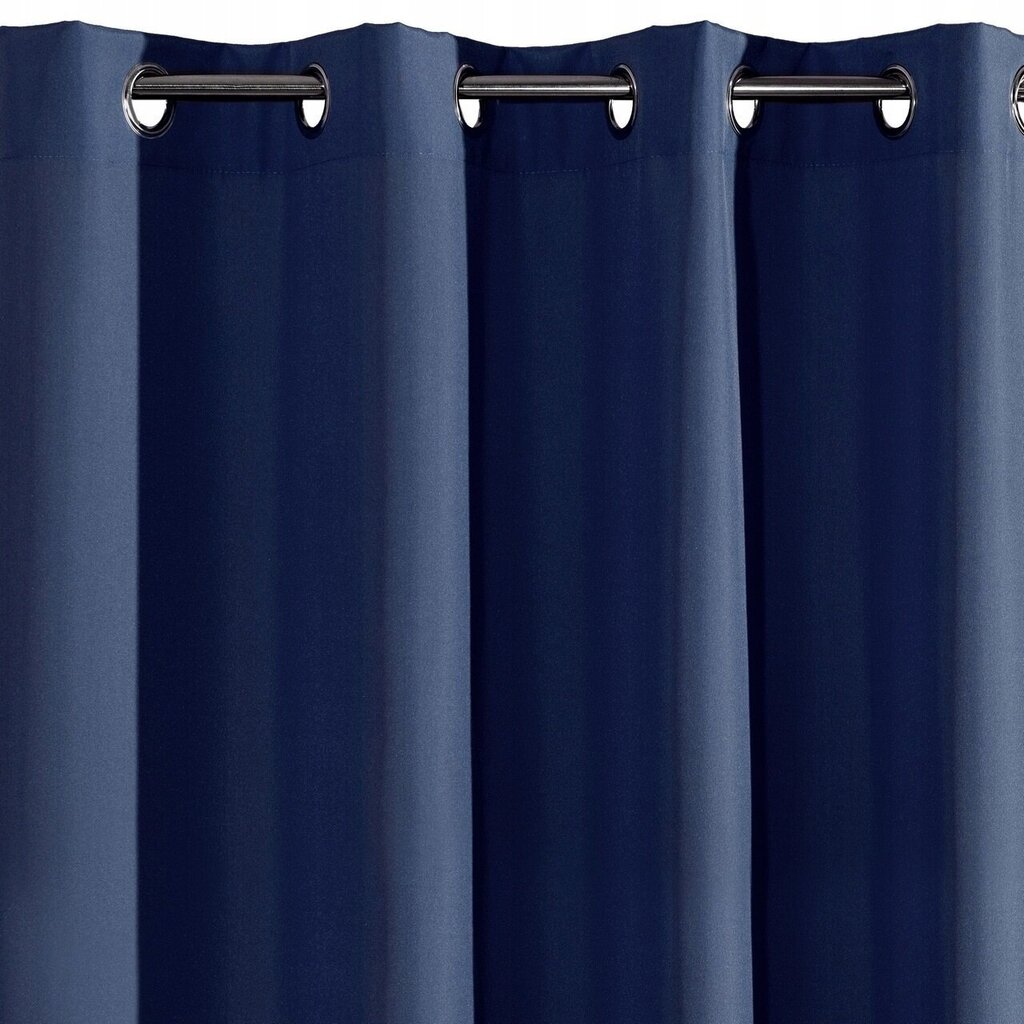 Verho Rita, tummansininen, 140 x 250 cm, 1 kpl hinta ja tiedot | Verhot | hobbyhall.fi
