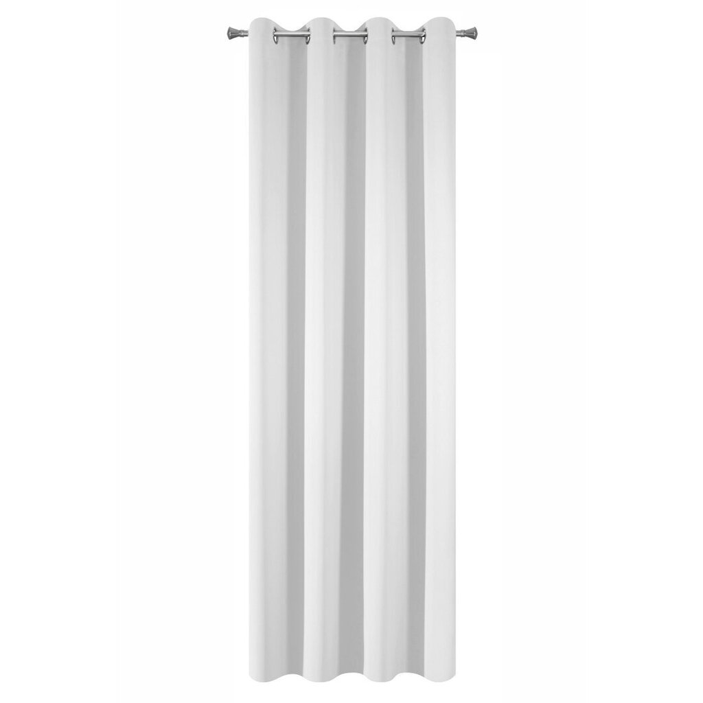 AmeliaHome Logan -pimennysverho, valkoinen, 135 x 250 cm, 1 kpl hinta ja tiedot | Verhot | hobbyhall.fi