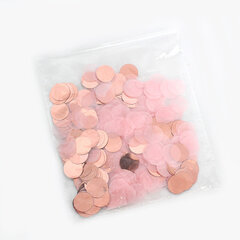 10g/pussi Confetti Wedding Mariage Engagement Rose Gold Paljetti Pyöreä 19 Pink Rose kultaa hinta ja tiedot | Hauskat juhlapelit ja -tuotteet | hobbyhall.fi