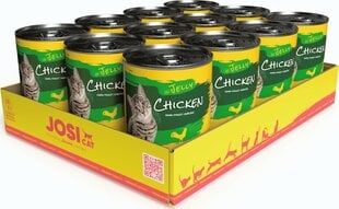 JosiCat lihalla, 12x415 g hinta ja tiedot | Kissanruoka | hobbyhall.fi