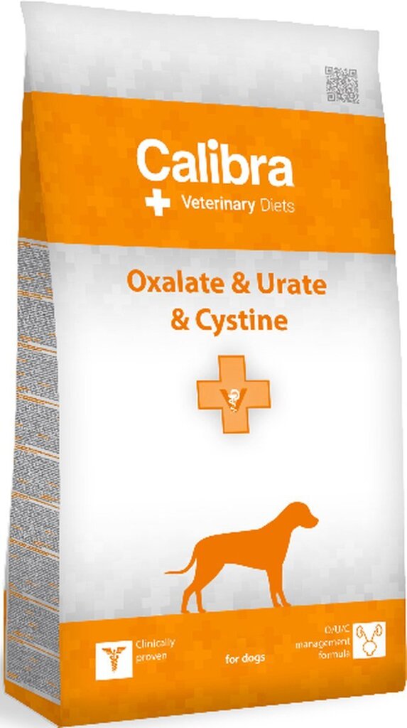 Calibra Veterinary Diet Dog Oxalate&Urate&Cystine riisin kanssa, 12 kg hinta ja tiedot | Koiran kuivaruoka | hobbyhall.fi