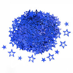 15g/pussit 10mm Akryyli Rose Gold Star Confetti Värikäs 18mm Hollow-Hollow Star Blue hinta ja tiedot | Hauskat juhlapelit ja -tuotteet | hobbyhall.fi