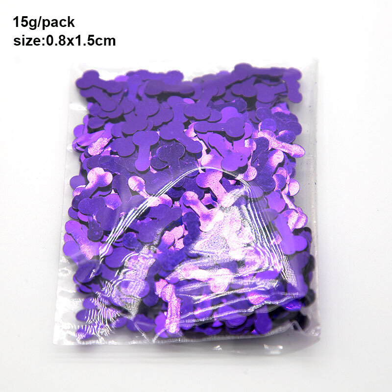 15g/pakkaus Muovinen Bachelorette Party Pennis Confetti Bridal Shower-violetti hinta ja tiedot | Hauskat juhlapelit ja -tuotteet | hobbyhall.fi