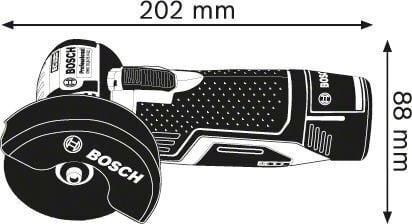 Bosch GWS 12V-76 hinta ja tiedot | Hiomakoneet | hobbyhall.fi