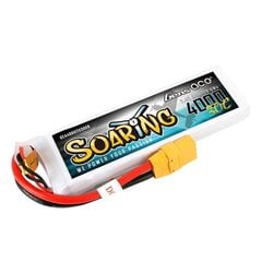 Akku Gens Ace Soaring 4000mAh 7.4V 30C 2S1P XT90 hinta ja tiedot | Poikien lelut | hobbyhall.fi