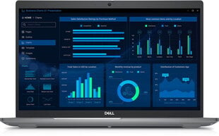 Dell Precision 15 - 3581 Laptop i7-13700H 16GB 512GB hinta ja tiedot | Kannettavat tietokoneet | hobbyhall.fi