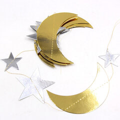 2022 Ramadan Decorations EID Star Moon Swirls Riippuva katto - 4m tyyli B hinta ja tiedot | Hauskat juhlapelit ja -tuotteet | hobbyhall.fi