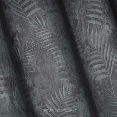 Douceur d'Intérieur Tropicaline -pimennysverho, tummanharmaa, 145 x 240 cm hinta ja tiedot | Douceur d'intérieur Huonekalut ja sisustus | hobbyhall.fi