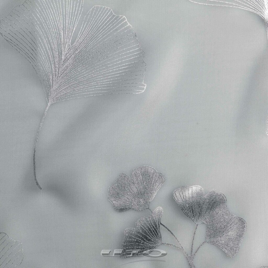 Douceur d'Intérieur Bloomy -verho, vaaleanharmaa, 140 x 240 cm hinta ja tiedot | Verhot | hobbyhall.fi