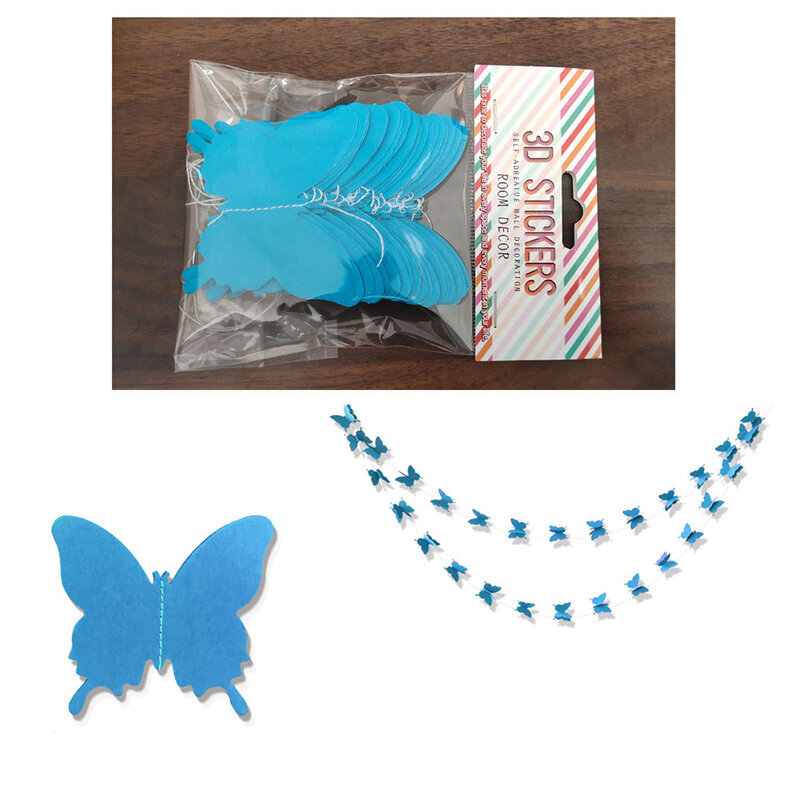 30 kpl liukuvärejä Butterfly Paper Garlands -banneri A5-kokoiselle hinta ja tiedot | Hauskat juhlapelit ja -tuotteet | hobbyhall.fi