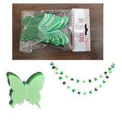 3M Paperi Butterfly Garland Rose Gold Riippuva bannerilippu DIY aikuisten vihreä hinta ja tiedot | Hauskat juhlapelit ja -tuotteet | hobbyhall.fi