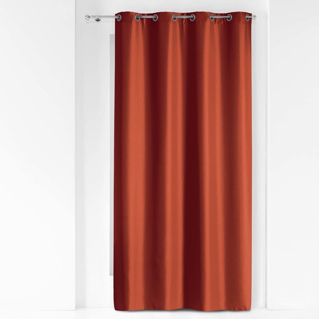 Douceur d'Intérieur Essentiel -verho, oranssi, 140 x 260 cm hinta ja tiedot | Verhot | hobbyhall.fi