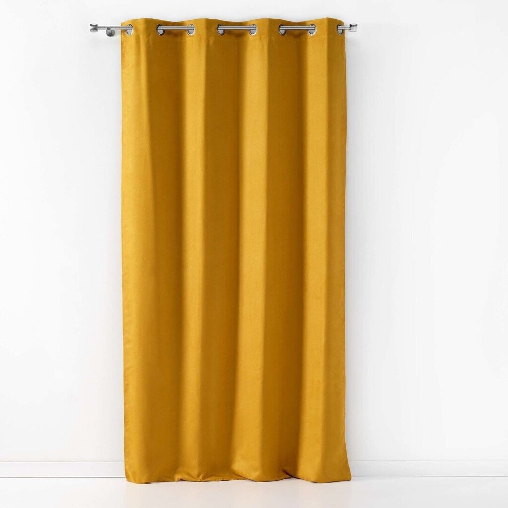 Douceur d'intérieur Sultane -verho, keltainen, 140 x 240 cm hinta ja tiedot | Verhot | hobbyhall.fi