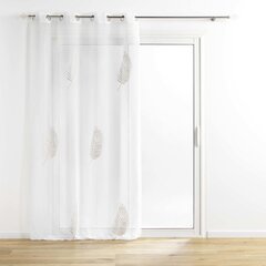 Douceur d'Intérieur Palmeor -verho, valkoinen, 140 x 240 cm hinta ja tiedot | Verhot | hobbyhall.fi