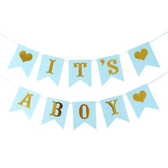 Baby Shower Tervetuloa Baby Banner Sukupuoli Paljasta Baby Shower -koristeet-poika hinta ja tiedot | Hauskat juhlapelit ja -tuotteet | hobbyhall.fi