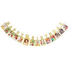 Chicinlife 1Set Old Happy Birthday Photo Banner Birthday Party-Type 50 hinta ja tiedot | Hauskat juhlapelit ja -tuotteet | hobbyhall.fi