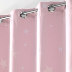 Douceur d'Intérieur Fluo Night -pimennysverho, vaaleanpunainen, 140 x 240 cm hinta ja tiedot | Verhot | hobbyhall.fi