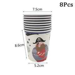 Chicinlife Pirate Happy Birthday Banner Baby Shower Kids Favors-B hinta ja tiedot | Hauskat juhlapelit ja -tuotteet | hobbyhall.fi