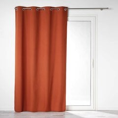 Douceur d'Intérieur Obscure -pimentävä -verho, oranssi, 140 x 260 cm hinta ja tiedot | Verhot | hobbyhall.fi
