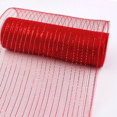 Värikäs Candy Cane Decor Mesh Roll Seppele Puuraidat Tee-se-itse loma-26 cm x 10 jaardia hinta ja tiedot | Hauskat juhlapelit ja -tuotteet | hobbyhall.fi