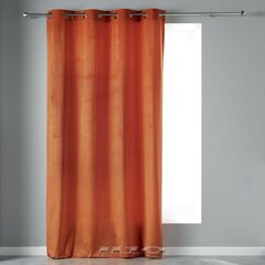 Douceur d'Intérieur Velvetine -samettiverho, oranssi, 140 x 280 cm hinta ja tiedot | Verhot | hobbyhall.fi