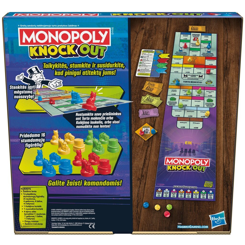 Lautapeli Monopoly Knockout, LT hinta ja tiedot | Lautapelit ja älypelit | hobbyhall.fi