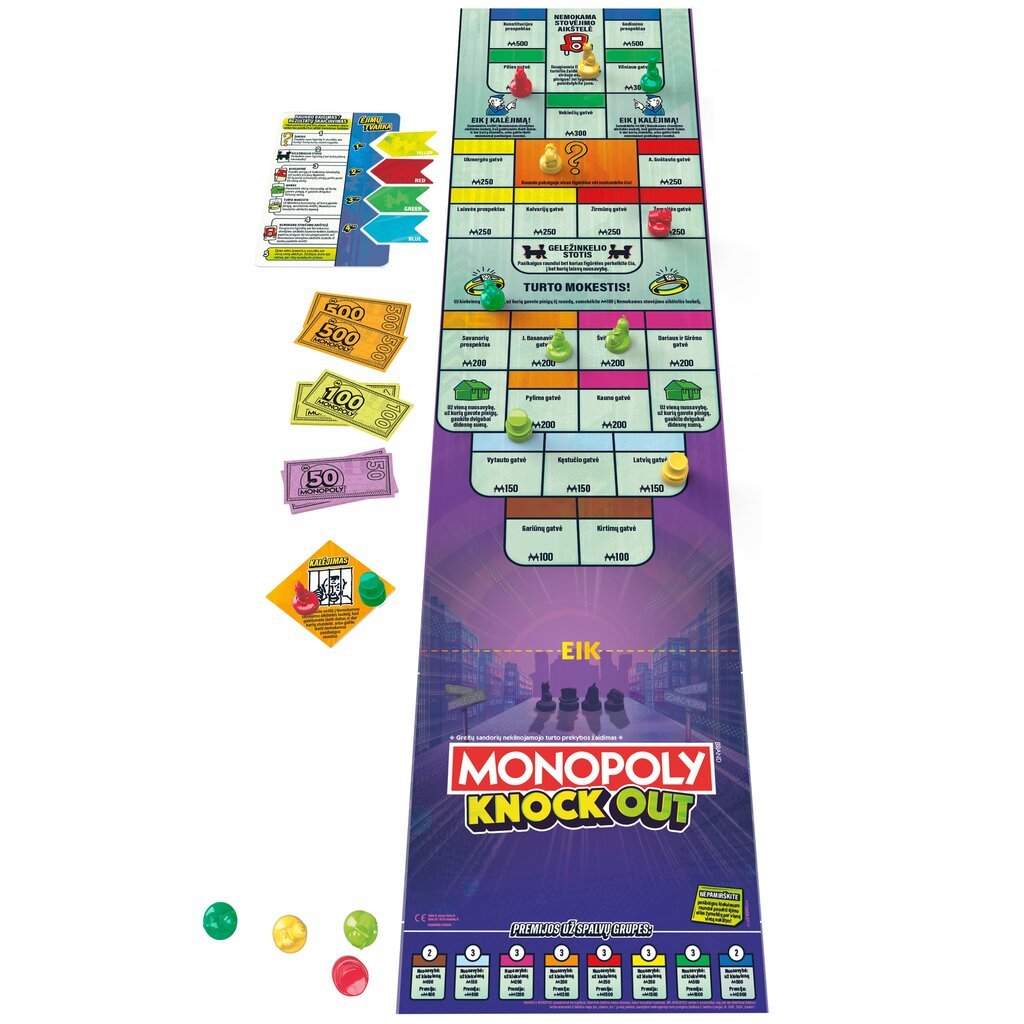 Lautapeli Monopoly Knockout, LT hinta ja tiedot | Lautapelit ja älypelit | hobbyhall.fi