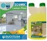 Ecomix Floor Lemon tuoksuva lattianpuhdistusaine, 12MINI hinta ja tiedot | Puhdistusaineet | hobbyhall.fi