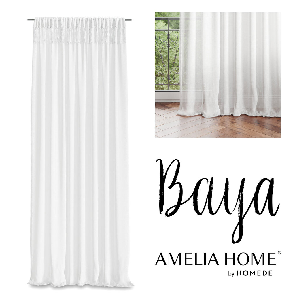 AmeliaHome verho Baya hinta ja tiedot | Verhot | hobbyhall.fi