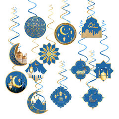 EID MUBARAK Banner Glitter EID Tähti Kuu Kirje Paperi Bunting Garland-1set style Q hinta ja tiedot | Hauskat juhlapelit ja -tuotteet | hobbyhall.fi