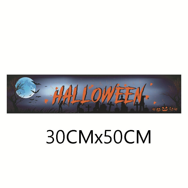 Tehtaan tukkumyynti 50cmx300cm Halloween-juhlabanneri Holiday-Type 2 hinta ja tiedot | Hauskat juhlapelit ja -tuotteet | hobbyhall.fi