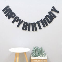 Tyttöjen syntymäpäiväkoristeet Baby Shower Happy Birthday -koristelubanneri-tyyppi 2 hinta ja tiedot | Hauskat juhlapelit ja -tuotteet | hobbyhall.fi