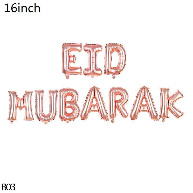 Kultainen Eid Mubarak -banneri seinään ripustettava Ramadan Kareem Paper Garland EID-B03 hinta ja tiedot | Hauskat juhlapelit ja -tuotteet | hobbyhall.fi