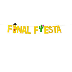 Gold Glitter Final Fiesta Banner Garland Funny Mexican Fiesta -teematyylinen A hinta ja tiedot | Hauskat juhlapelit ja -tuotteet | hobbyhall.fi