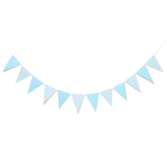 Happy Birthday Banner Bunting paperi Syntymäpäiväjuhla riippuva Garland-Blue hinta ja tiedot | Hauskat juhlapelit ja -tuotteet | hobbyhall.fi