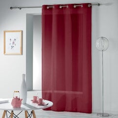 Douceur d'Intérieur Telma -verho, punainen, 140 x 240 cm hinta ja tiedot | Verhot | hobbyhall.fi