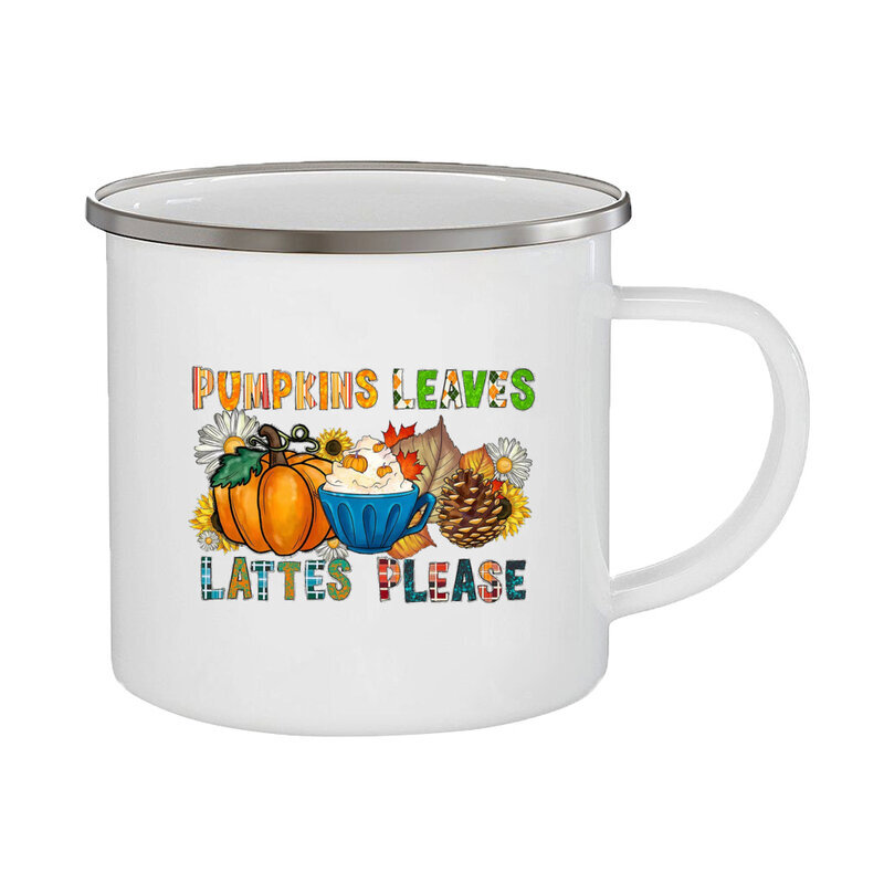 450 ml Pumpkin Cup Halloween Creative Keraaminen aamiaisjogurttikuppi Retro-tyylinen kestävä emali kahvakupeilla Maitokahvimuki hinta ja tiedot | Hauskat juhlapelit ja -tuotteet | hobbyhall.fi